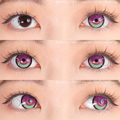 Sweety Crazy Cyber Violet V2 (1 lens/pack)-Colored Contacts-SweetyCon