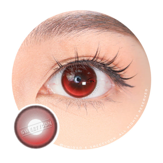 Sweety Crazy Fiery Red (1 lens/pack)