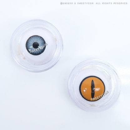 Sweety Crazy Gold Demon Eye / Cat Eye (1 lens/pack)-Crazy Contacts-SweetyCon