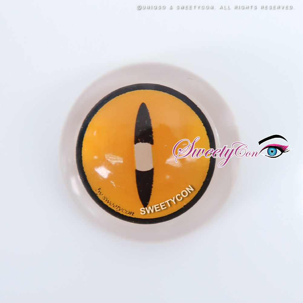 Sweety Crazy Gold Demon Eye / Cat Eye (1 lens/pack)-Crazy Contacts-SweetyCon