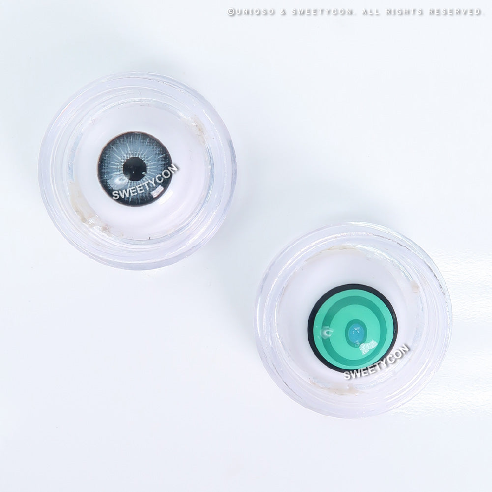 Sweety Crazy Green Ring (1 lens/pack)-Colored Contacts-SweetyCon