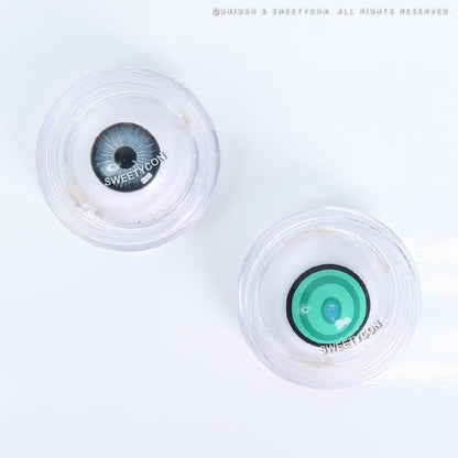 Sweety Crazy Green Ring (1 lens/pack)-Colored Contacts-SweetyCon
