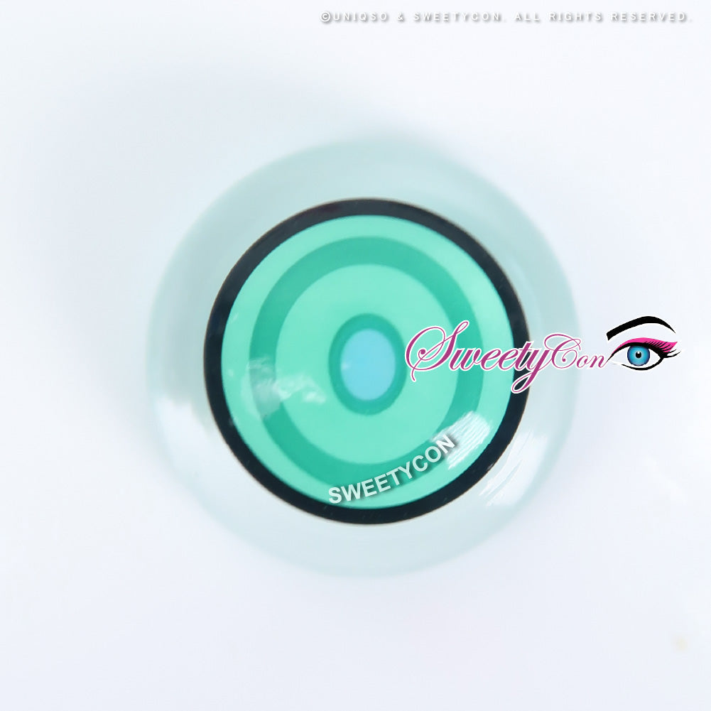 Sweety Crazy Green Ring (1 lens/pack)-Colored Contacts-SweetyCon