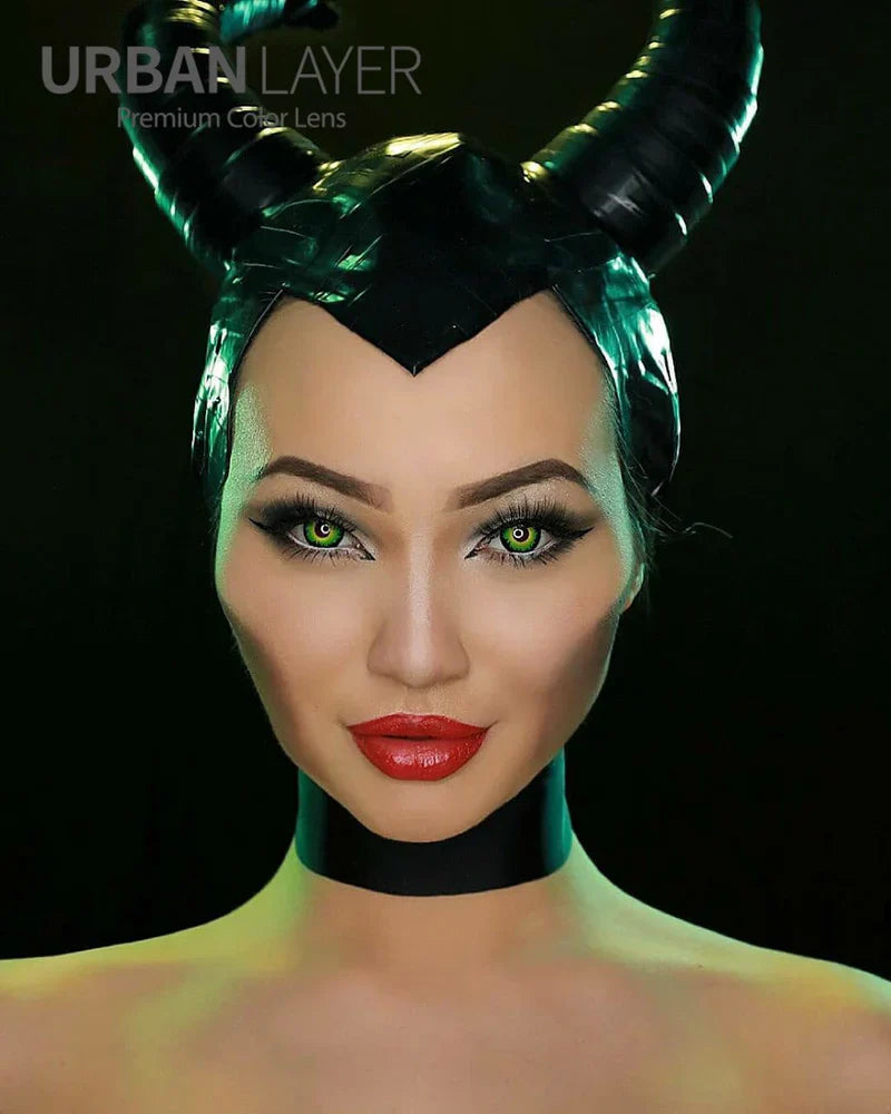 Sweety Crazy Green Werewolf (1 lens/pack)-Crazy Contacts-SweetyCon