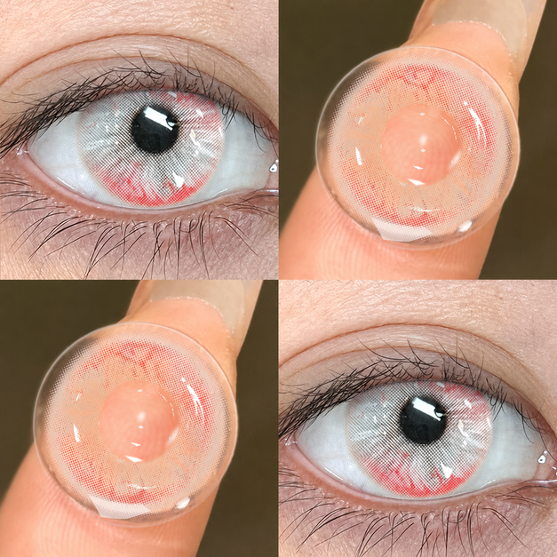 Sweety Crazy Hunger Red (1 lens/pack)-Crazy Contacts-UNIQSO