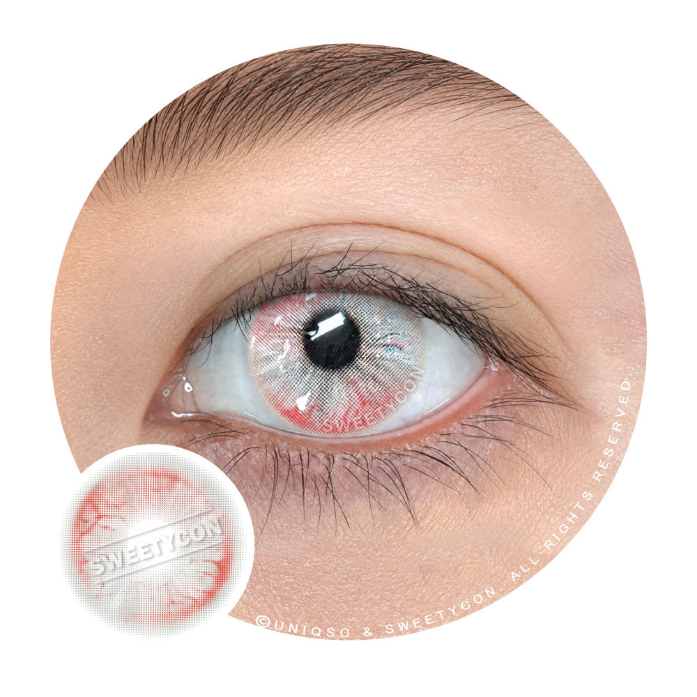 Sweety Crazy Hunger Red (1 lens/pack)-Crazy Contacts-UNIQSO