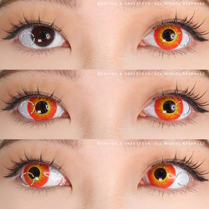 Sweety Crazy Inferno Vein (1 lens/pack)-Crazy Contacts-SweetyCon