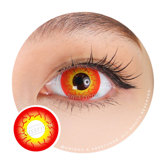 Sweety Crazy Inferno Vein (1 lens/pack)