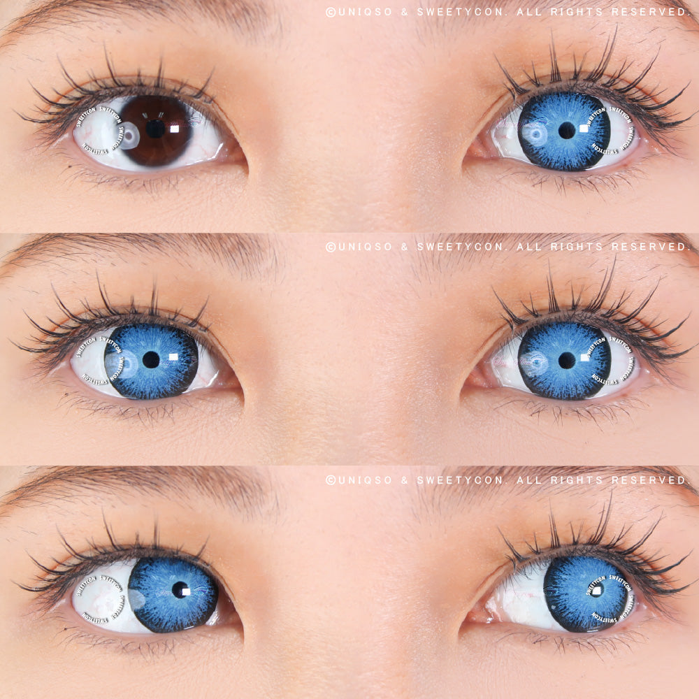 Sweety Crazy Interstellar Blue (1 lens/pack)-Colored Contacts-SweetyCon