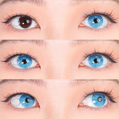 Sweety Crazy Lollipop Blue (1 lens/pack)-Colored Contacts-SweetyCon