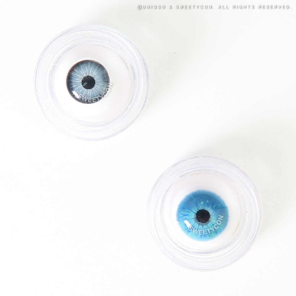 Sweety Crazy Lollipop Blue (1 lens/pack)-Colored Contacts-SweetyCon