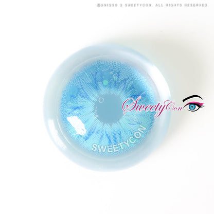Sweety Crazy Lollipop Blue (1 lens/pack)-Colored Contacts-SweetyCon