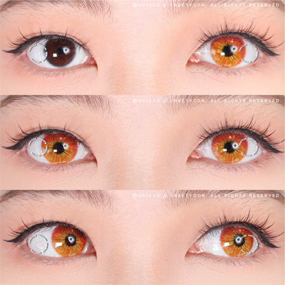 Sweety Crazy Lollipop Brown (1 lens/pack)-Colored Contacts-SweetyCon