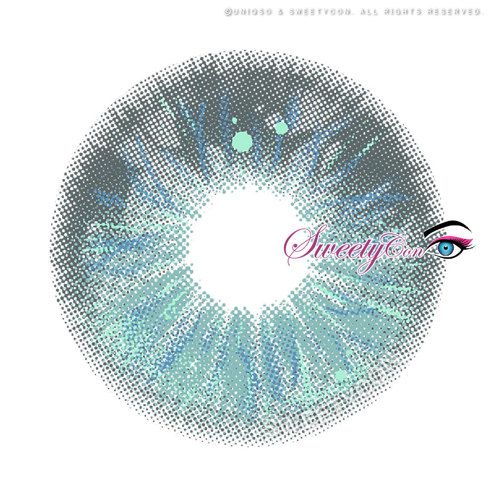 Sweety Crazy Lollipop Gray (1 lens/pack)-Colored Contacts-SweetyCon