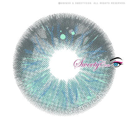 Sweety Crazy Lollipop Gray (1 lens/pack)-Colored Contacts-SweetyCon