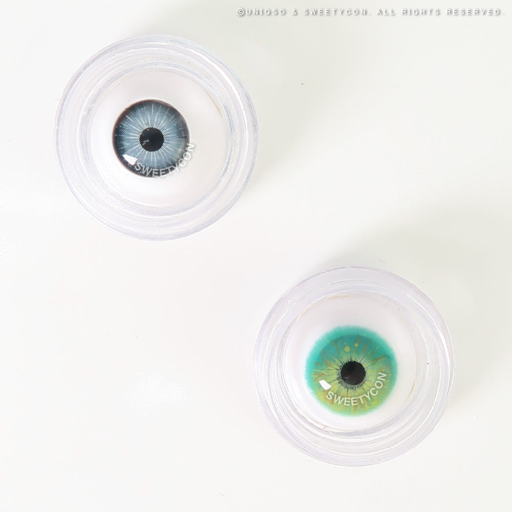 Sweety Crazy Lollipop Green (1 lens/pack)-Colored Contacts-SweetyCon
