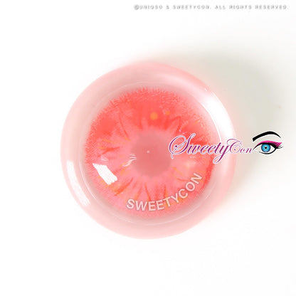 Sweety Crazy Lollipop Red (1 lens/pack)-Colored Contacts-SweetyCon