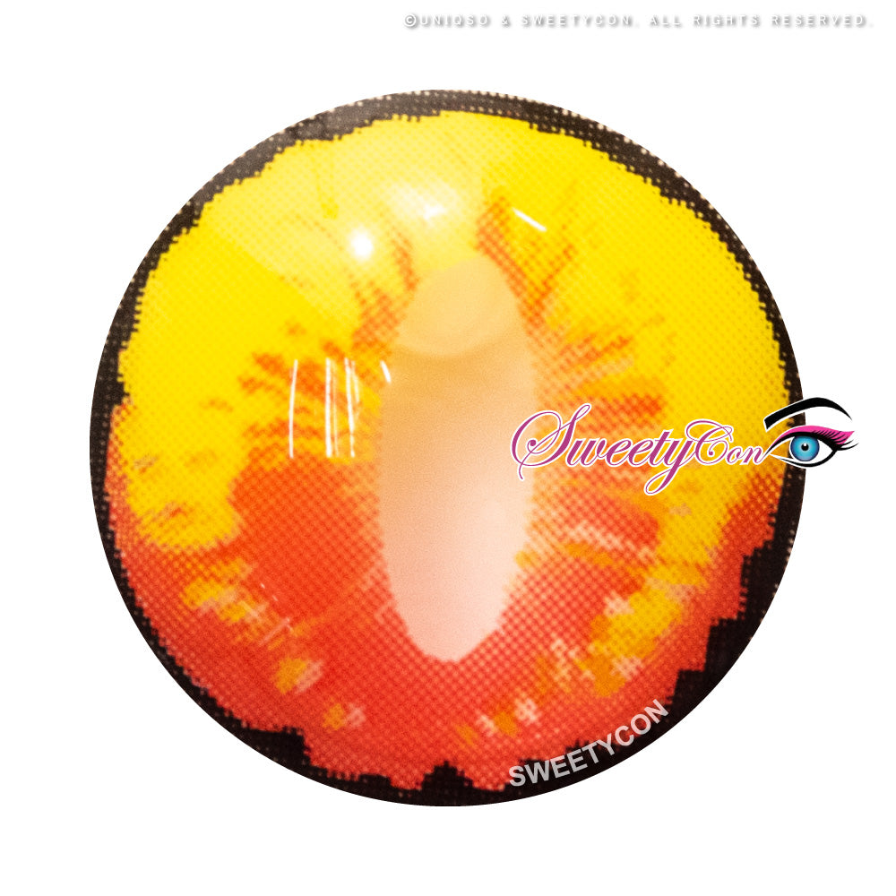 Sweety Crazy Mystery Orb Yellow (1 lens/pack)-Crazy Contacts-SweetyCon