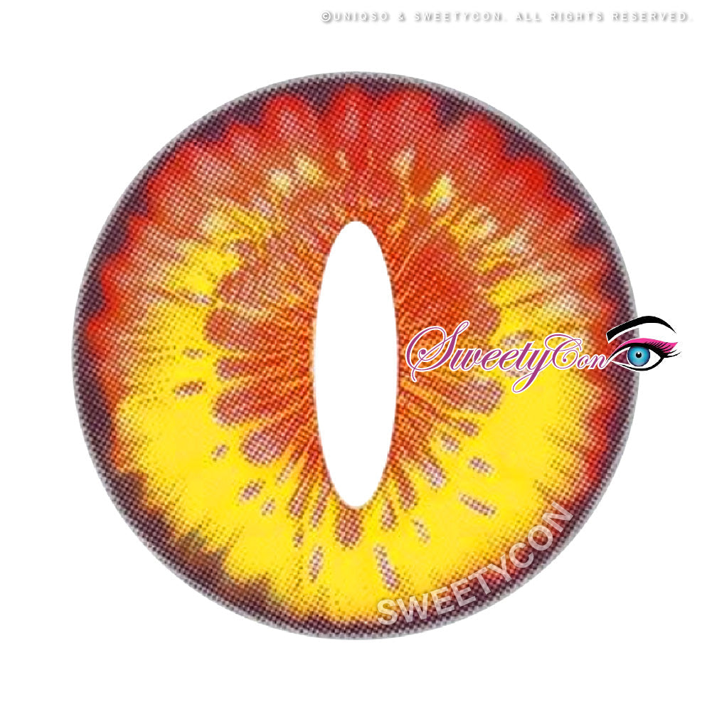 Sweety Crazy Mystery Orb Yellow (1 lens/pack)-Crazy Contacts-SweetyCon