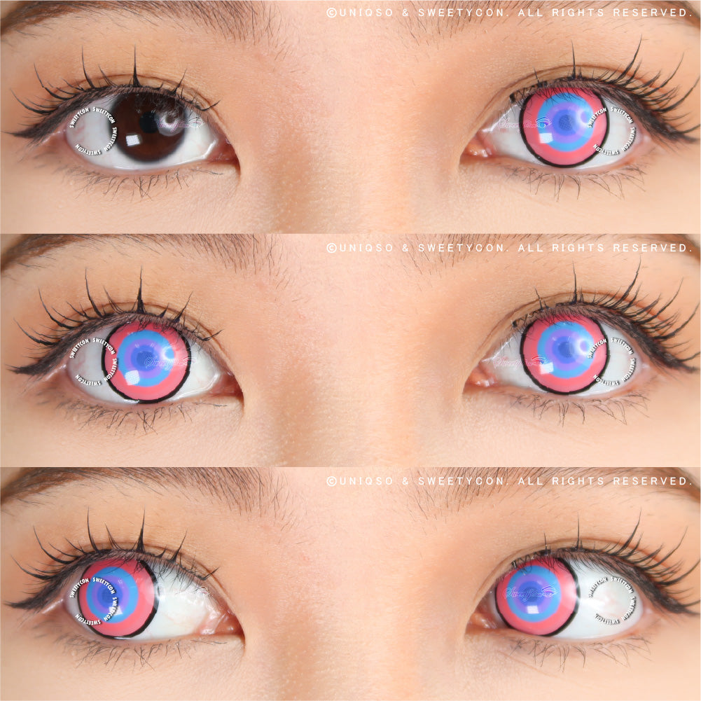 Sweety Crazy Neon Eclipse (1 lens/pack)-Colored Contacts-SweetyCon