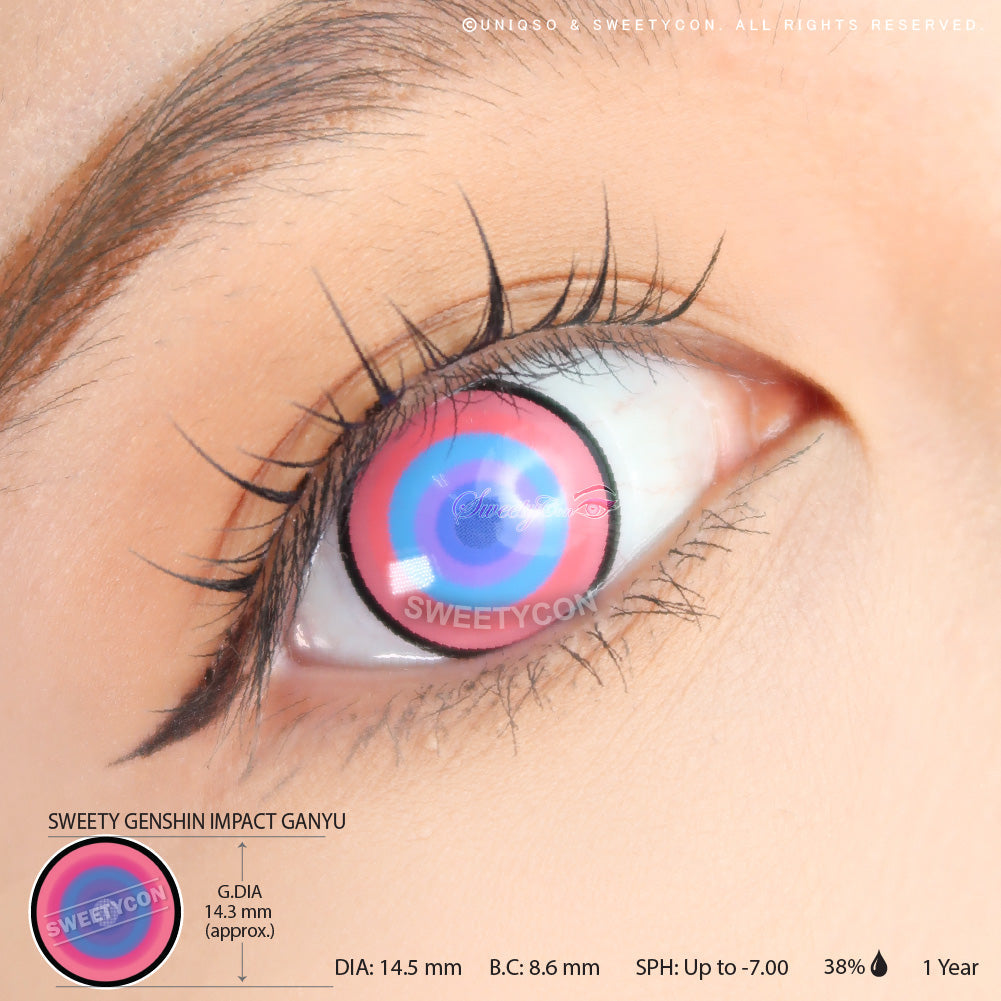 Sweety Crazy Neon Eclipse (1 lens/pack)-Colored Contacts-SweetyCon