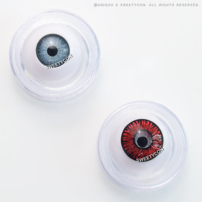 Sweety Crazy New Werewolf Red (1 lens/pack)-Crazy Contacts-SweetyCon