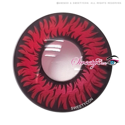 Sweety Crazy New Werewolf Red (1 lens/pack)-Crazy Contacts-SweetyCon