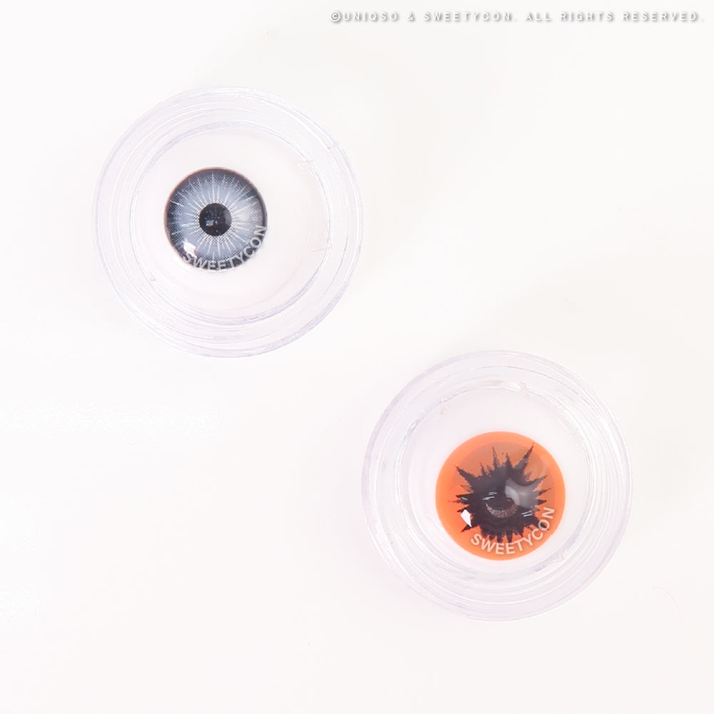 Sweety Crazy Orange Demon (1 lens/pack)-Crazy Contacts-SweetyCon