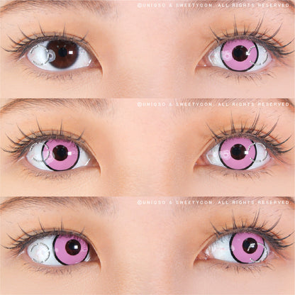 Sweety Crazy Pink Zombie / Manson (1 lens/pack)-Crazy Contacts-SweetyCon