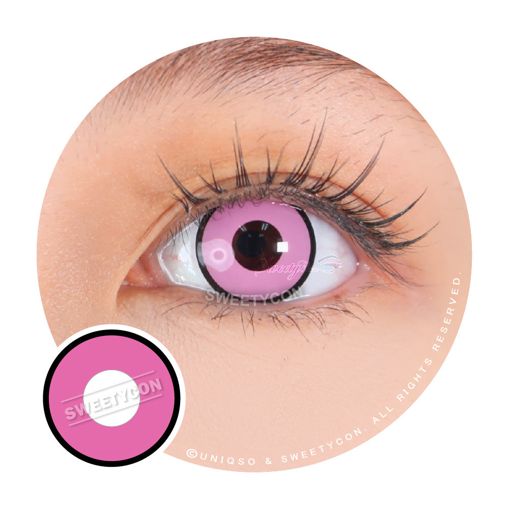 Sweety Crazy Pink Zombie / Manson (1 lens/pack)-Crazy Contacts-SweetyCon