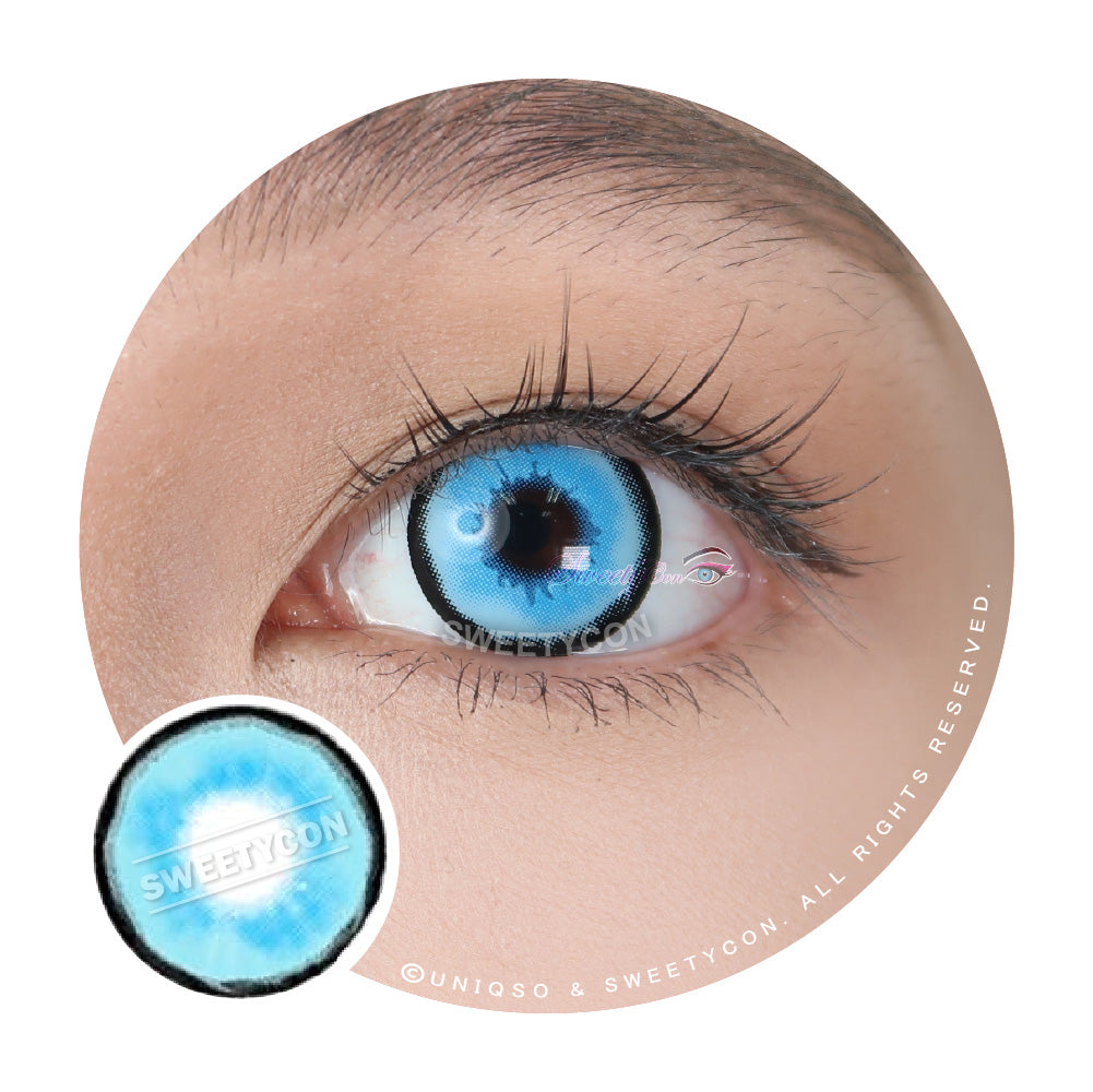 Sweety Crazy Platonic Blue (1 lens/pack)-Crazy Contacts-SweetyCon