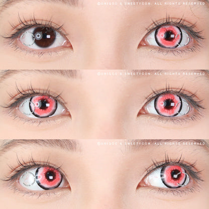 Sweety Crazy Platonic Pink (1 lens/pack)-Crazy Contacts-SweetyCon