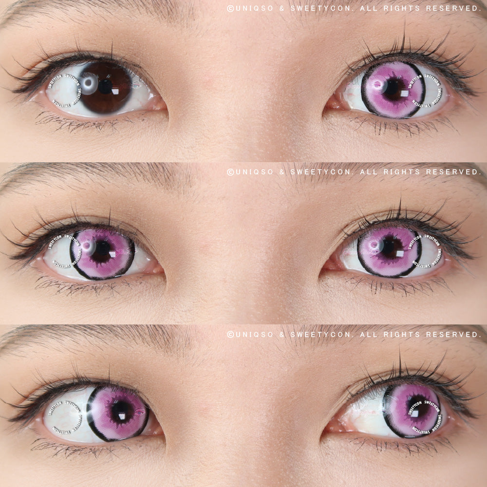 Sweety Crazy Platonic Violet (1 lens/pack)-Crazy Contacts-SweetyCon