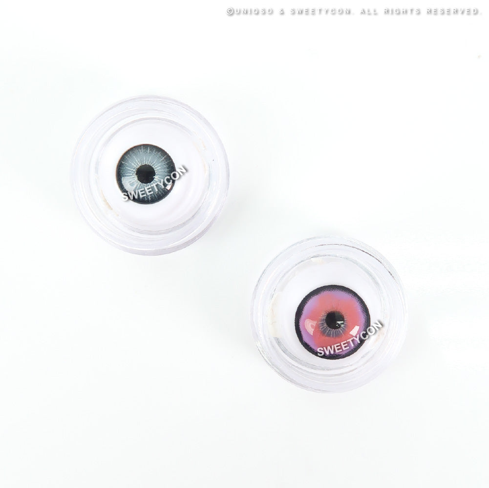 Sweety Crazy Platonic Violet Pink (1 lens/pack)-Crazy Contacts-SweetyCon