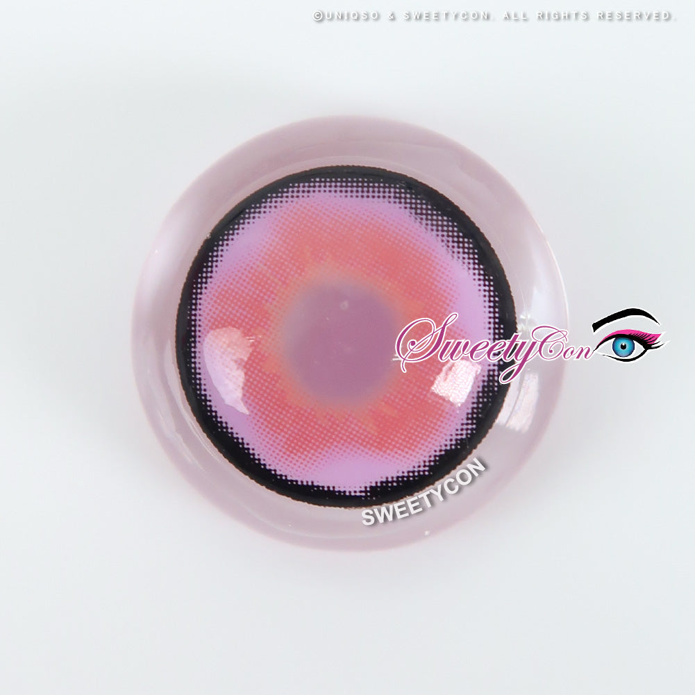 Sweety Crazy Platonic Violet Pink (1 lens/pack)-Crazy Contacts-SweetyCon