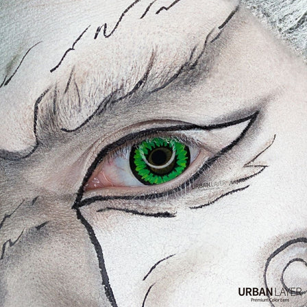 Sweety Crazy Pop Green (1 lens/pack)-Crazy Contacts-SweetyCon