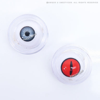 Sweety Crazy Red Demon Eye / Cat Eye (1 lens/pack)-Crazy Contacts-SweetyCon