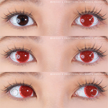 Sweety Crazy Red Screen/ Mesh (1 lens/pack)-Crazy Contacts-SweetyCon