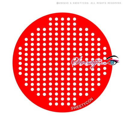 Sweety Crazy Red Screen/ Mesh (1 lens/pack)-Crazy Contacts-SweetyCon
