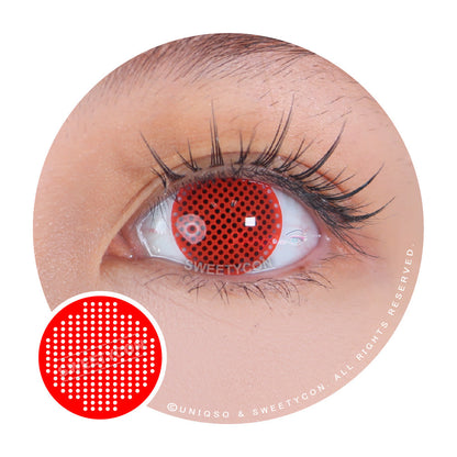 Sweety Crazy Red Screen/ Mesh II (1 lens/pack)-Crazy Contacts-SweetyCon