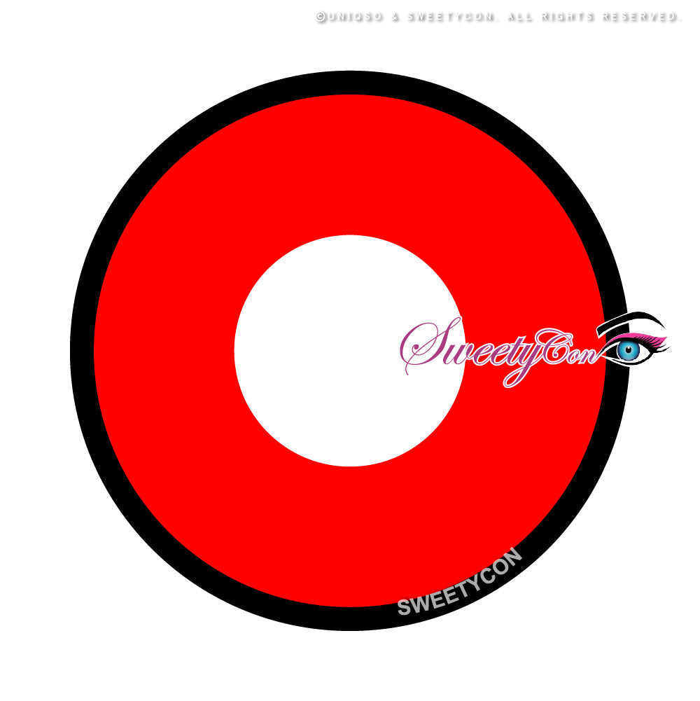 Sweety Crazy Red Zombie / Manson (1 lens/pack)-Crazy Contacts-SweetyCon