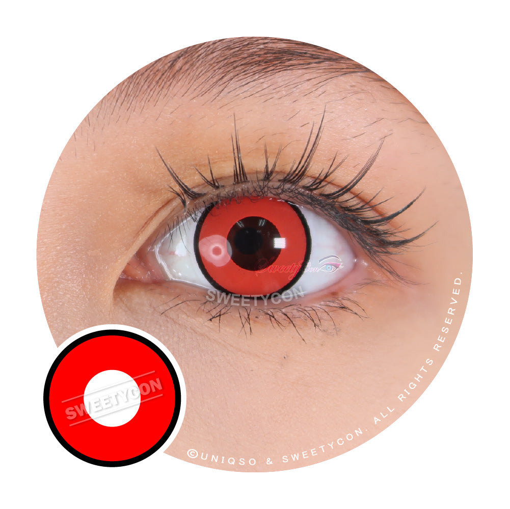 Sweety Crazy Red Zombie / Manson (1 lens/pack)-Crazy Contacts-SweetyCon