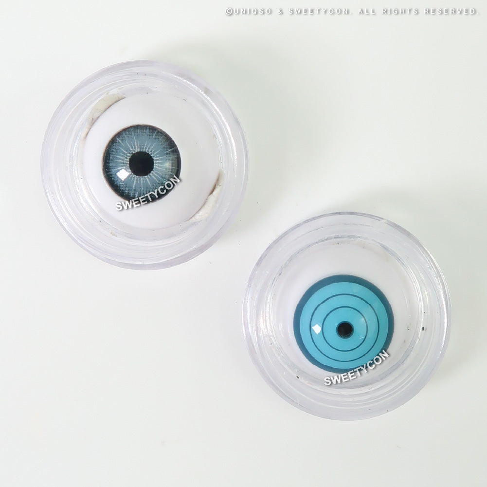 Sweety Crazy Rings Blue (1 lens/pack)-Crazy Contacts-SweetyCon