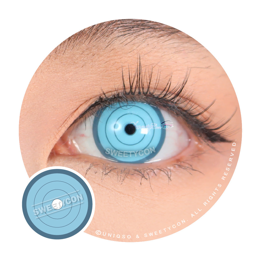 Sweety Crazy Rings Blue (1 lens/pack)-Crazy Contacts-SweetyCon