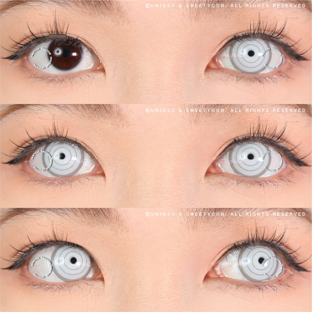 Sweety Crazy Rings Grey (1 lens/pack)-Crazy Contacts-SweetyCon