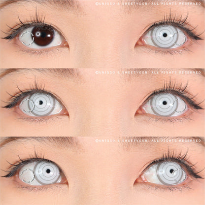 Sweety Crazy Rings Grey (1 lens/pack)-Crazy Contacts-SweetyCon