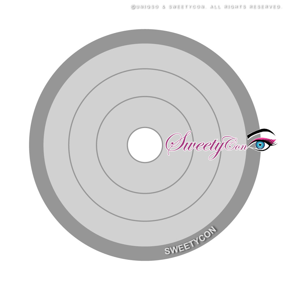Sweety Crazy Rings Grey (1 lens/pack)-Crazy Contacts-SweetyCon