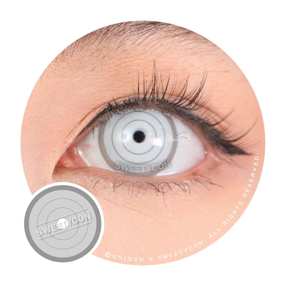 Sweety Crazy Rings Grey (1 lens/pack)-Crazy Contacts-SweetyCon