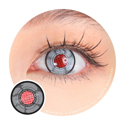 Sweety Crazy Robot Eye (1 lens/pack)-Crazy Contacts-SweetyCon