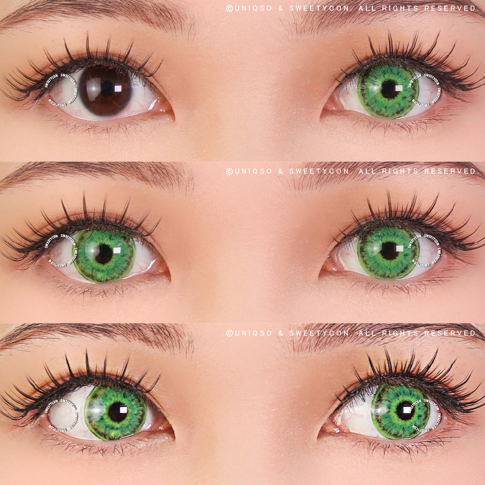 Sweety Crazy Scarlet Witch Green (1 lens/pack)-Crazy Contacts-SweetyCon
